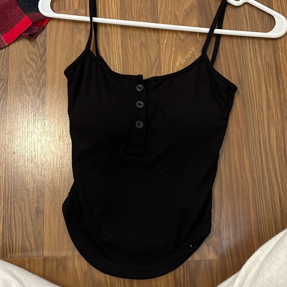 Black tank top